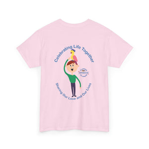 Australian Celebrating Life – Boy with Parrot Unisex Heavy Cotton Tee