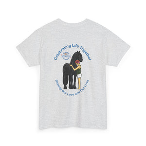 Celebrating Life – Woman with Horse Unisex Heavy Cotton Tee