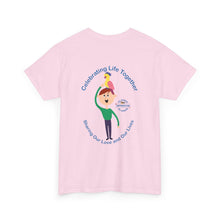 Load image into Gallery viewer, Celebrating Life – Boy with Parrot Unisex Heavy Cotton Tee
