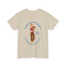 Load image into Gallery viewer, British Isles Celebrating Life – Boy with Small Dog Unisex Heavy Cotton Tee
