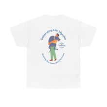 Load image into Gallery viewer, Australian Celebrating Life – Man with Big Dog Unisex Heavy Cotton Tee
