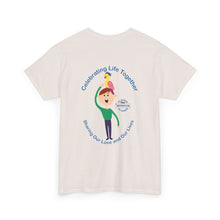 Load image into Gallery viewer, Celebrating Life – Boy with Parrot Unisex Heavy Cotton Tee
