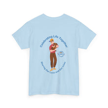 Load image into Gallery viewer, British Isles Celebrating Life – Boy with Small Dog Unisex Heavy Cotton Tee
