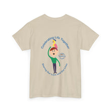 Load image into Gallery viewer, British Isles Celebrating Life – Boy with Parrot Unisex Heavy Cotton Tee
