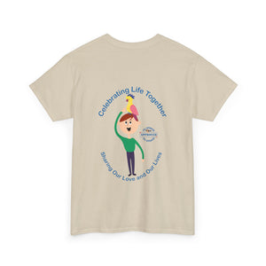 British Isles Celebrating Life – Boy with Parrot Unisex Heavy Cotton Tee