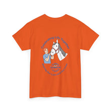 Load image into Gallery viewer, British Isles Celebrating Life – Male with Horse Unisex Heavy Cotton Tee
