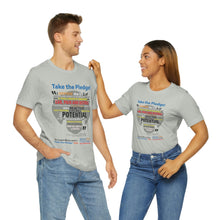 Load image into Gallery viewer, Take The Pledge Unisex Jersey Short Sleeve Tee
