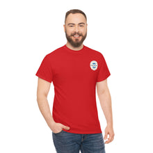 Load image into Gallery viewer, PPG Member Badge with No Pain, No Force, No Fear on the back Unisex Heavy Cotton Tee
