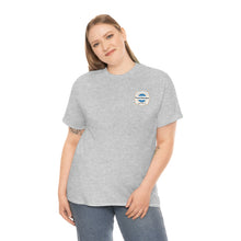 Load image into Gallery viewer, PPG Member Badge with No Pain, No Force, No Fear on the back Unisex Heavy Cotton Tee
