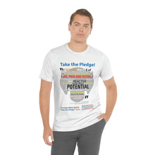 Load image into Gallery viewer, Take The Pledge Unisex Jersey Short Sleeve Tee
