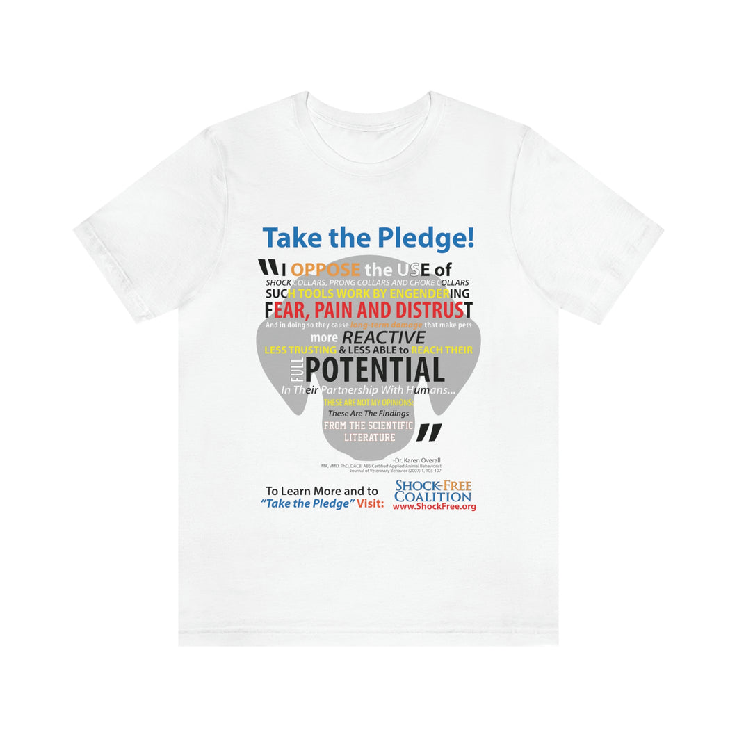 Take The Pledge Unisex Jersey Short Sleeve Tee