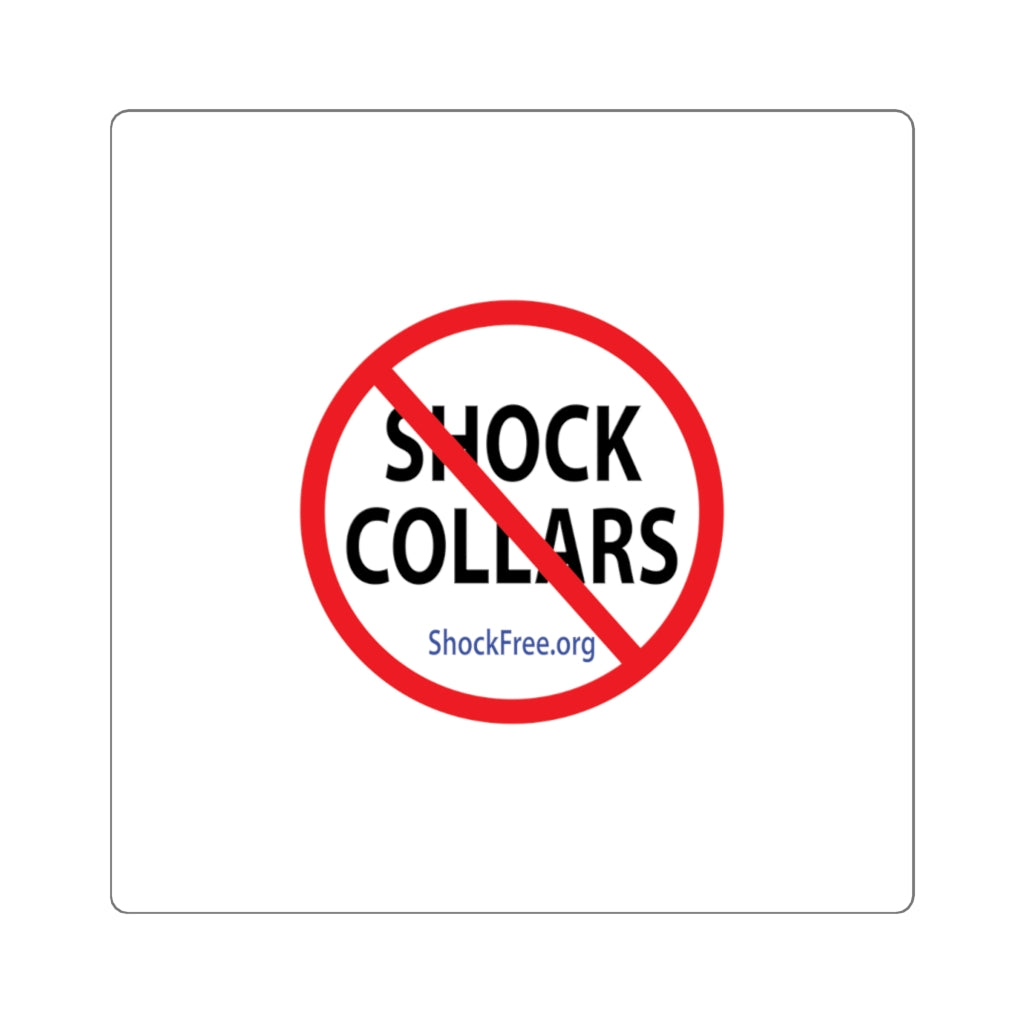 No Shock Square Stickers