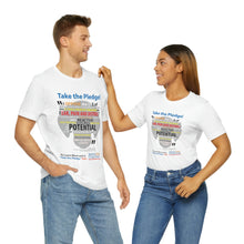 Load image into Gallery viewer, Take The Pledge Unisex Jersey Short Sleeve Tee
